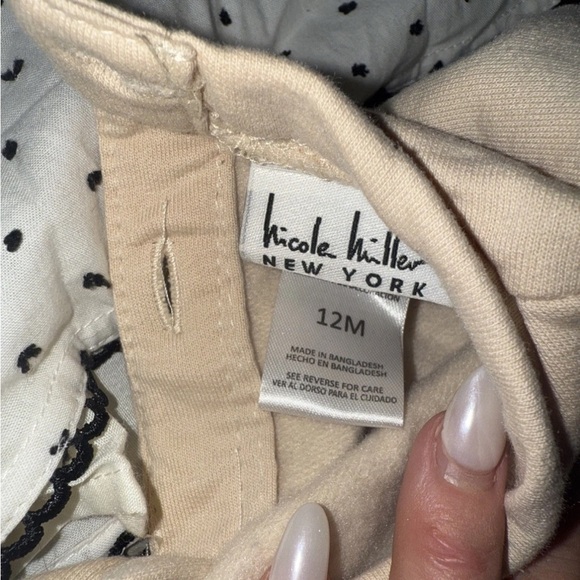 Nicole Miller Kids Matching Set - Black, White, Pink - Picture 6 of 11